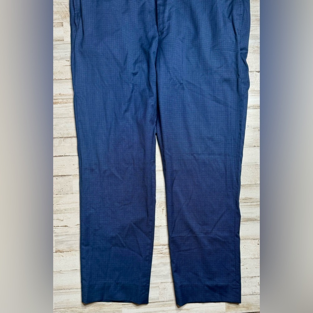Brooks Brothers Pants Men's 40x29 Blue Regent Fit BrooksFlex Reda Flexo Wool - Picture 4 of 11